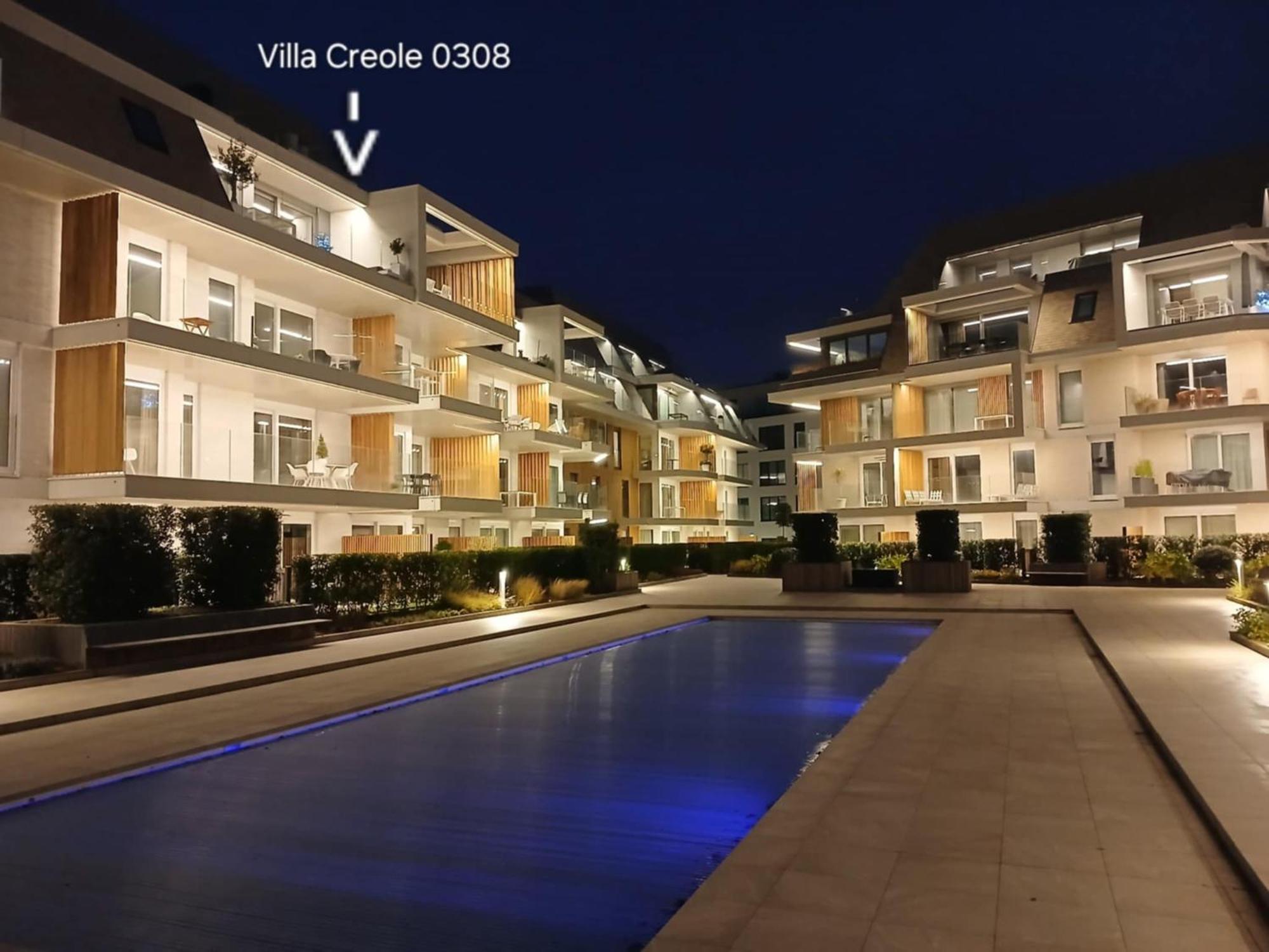 Villa Creole 0308 Luxe Appartement Met Verwarmd Zwembad Nieuwpoort Jachthaven Екстер'єр фото